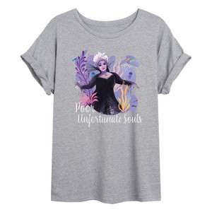 Women's - Disney - Poor Unfortunate Soul Oversized Graphic T-Shirt - 1 of 4