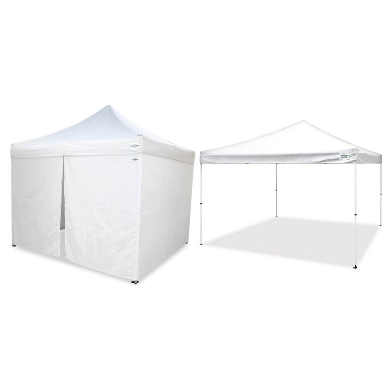 Caravan Canopy M-Series Pro 2 12 x 12 Foot Shade Tent with Roller Bag and  M-Series 12 x 12 Foot 2 Straight Leg Sidewall Kit for Recreational Use, 1 of 7