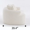 Compact Loveseat Sofa with Chenille Upholstery, No-Assembly Medium Firm Cushion for Small Spaces or Apartments-Maison Boucle - 4 of 4