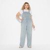 Women's Mid-Rise Denim Baggy Overalls - Wild Fable™ - 2 of 3