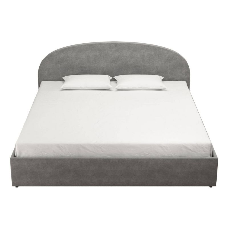 Size Moon Upholstered Bed Frame with Storage - Mr. Kate, 6 of 10