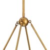 Progress Lighting, Laurel Collection, 8-Light Chandelier, Gold Ombre, Hand-Painted Leaves, Steel - 2 of 3
