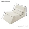 Bean Bag Chair with Ergonomic Design, Memory Foam Lazy Floor Sofa for Adults & Kids, Comfy Lounge Chair for Living Room, Office - ModernLuxe - 3 of 4