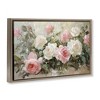 Stupell Industries Rose Bouquets Pink and White Floating Frame Canvas Art, Brown, 25" x 17" - 2 of 4