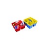 Deflect-O Polypropylene Kids' Storage Caddy 5.34" x 9.37" x 9.32" Red (39505RED) - 4 of 4