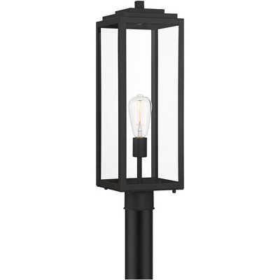 John Timberland Titan 21 3/4" High Mystic Black Outdoor Post Light