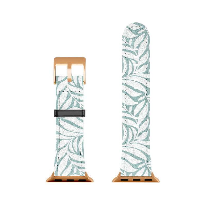 Heather Dutton Flowing Leaves Seafoam Apple Watch Band - Society6, 3 of 4