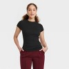 Women's Short Sleeve Ribbed 2pk Bundle T-Shirt - A New Day™ - image 2 of 3