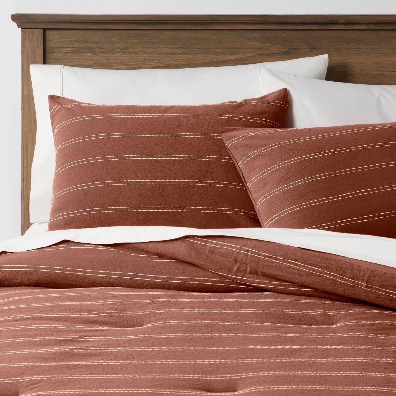 Simple Woven Stripe Comforter & Sham Set - Threshold™, 1 of 9