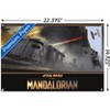 Trends International Star Wars: The Mandalorian Season 2 - TIE Fighter Battle Unframed Wall Poster Prints - 3 of 4