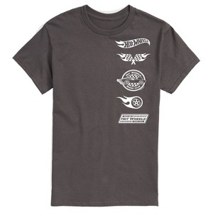 Men's - Hot Wheels - Stacked Logo Icons Short Sleeve Graphic T-Shirt - 1 of 4