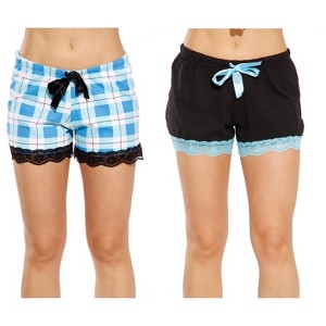 Just Love Women’s Pajama Shorts – Soft Cotton Lounge Sleep Shorts with Drawstring Waist - 1 of 4