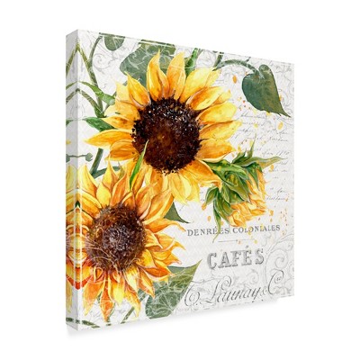 Trademark Fine Art -Irina Trzaskos Studio 'Summertime Sunflowers II' Canvas Art