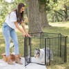 Carlson Weatherproof Outdoor Super Gate for Dog Crate - Black - 3 of 4