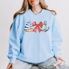 Simply Sage Market Women's Lightweight Garment Dyed Graphic Sweatshirt Coquette Ship Anchor - 2 of 4