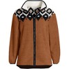 Lands' End Women's Cozy High Pile Full Zip Fleece Jacket - 3 of 4