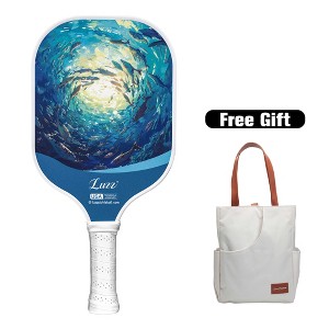 Luzz T700 Carbon Fiber Pickleball Paddle with Sandblasted Surface & Honeycomb Core Racket - Includes Free Versatile Tote Bag - 1 of 4