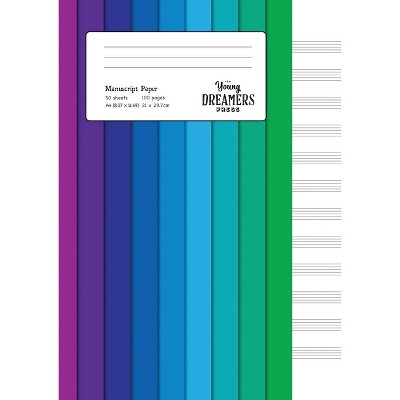 Blank Sheet Music Notebook - By Guitar Nation (paperback) : Target