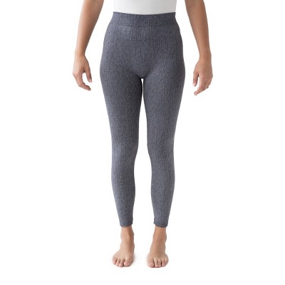 Wander By Hottotties Women's Velvet Lined Leggings - Light Heather Gray L :  Target