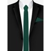 Jacob Alexander Men's Solid Color 2" Skinny Neck Tie - 3 of 4