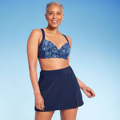 Lands' End Women's Board Shorts Swimwear Tummy Control Swim Skirt - Picture 9 of 13