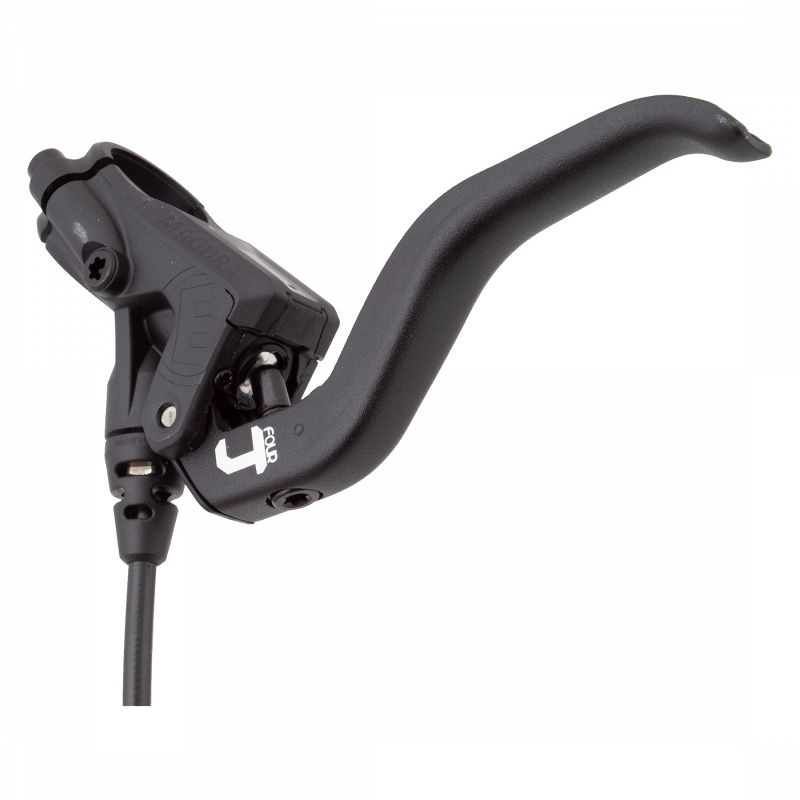 Magura MT4 Disc Brake and Lever - Front or Rear, Hydraulic, Post Mount, Black, 3 of 4