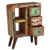 vidaXL Sideboard 21.7"x11.8"x31.5" Solid Wood Reclaimed - 2 of 4