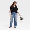 Women's Mid-Rise Patchwork 90's Baggy Jeans - Universal Thread™ - 3 of 3