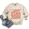 Simply Sage Market Mama Checkerboard Smiley Face Sweatshirt - 3 of 4