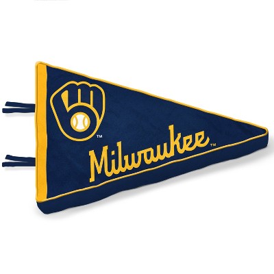 MLB Milwaukee Brewers Plushlete Pennant Pillow