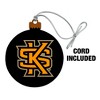 Kennesaw State Owls Logo Wood Christmas Tree Holiday Ornament - 2 of 4