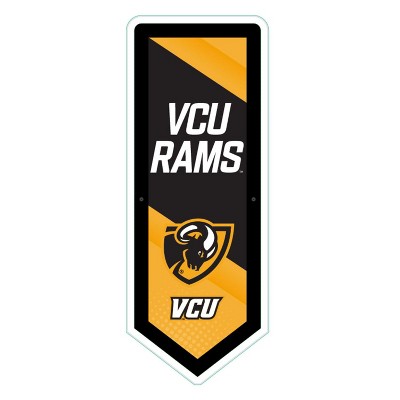 Evergreen Ultra-Thin Glazelight LED Wall Decor, Pennant, Virginia Commonwealth University- 9 x 23 Inches Made In USA