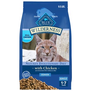 Blue Buffalo Wilderness High Protein Natural Adult Indoor Dry Cat Food with Chicken - 1 of 4