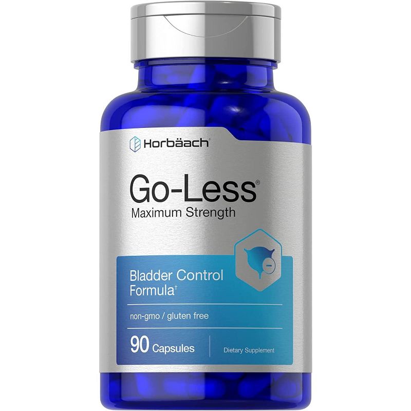 Horbaach Go Less Bladder Control Supplement | 90 Capsules, 1 of 4