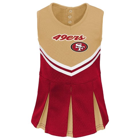 Nfl San Francisco 49ers Toddler Girls Cheer Set Target