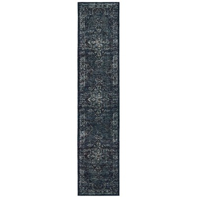 Oriental Weavers Andorra 7135F Blue/ Light Blue Indoor Area Rug - 2'6" x 12'