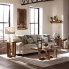 Berkshire Live Edge Wood Large Coffee Table Natural - Alaterre Furniture - 4 of 4