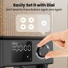 Oneisall PFD-002 Automatic Cat Feeder - 5L, Timed Dispenser for 2 Cats, Dual Bowls, Pet Dry Food Dispenser - 4 of 4
