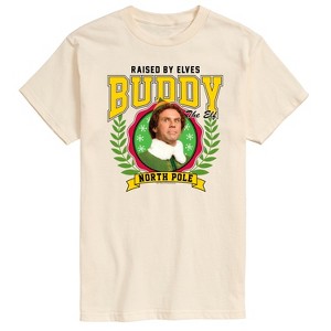 Men's - Elf - Buddy Raised By Elves Short Sleeve Graphic T-Shirt - 1 of 3
