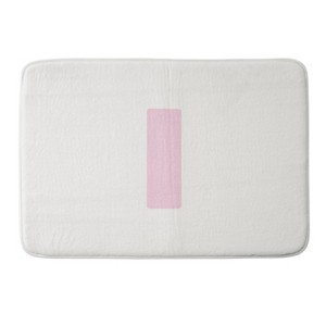 Deny Designs April Lane Art Block Monogram Memory Foam Bath Mat - 1 of 4