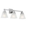 Livex Lighting Mission 3 - Light Vanity in  Polished Chrome - 2 of 4