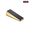 Unique Bargains Anti-Slip Design Zinc Alloy PVC Elastic Door Stopper 2 Pcs - 3 of 4