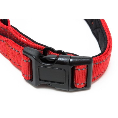 Happilax 18'' 20'' Adjustable Dog Collars Red Large Target