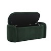 NicBex Modern 44.1" Storage Bench Corduroy Upholstered Accent Stool with Cushioned Top for Entryway and Living Room - 3 of 4