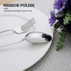 DOMETOUR 20 Piece Premium Flatware Set Service for 4 Stainless Steel Kitchen Cutlery - 4 of 4