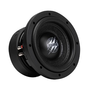 Hifonics ELITE 6.5 Inch Car Mount Subwoofer with Dual 4 Ohm Voice Coil Speaker 600 Watt Peak Power Mobile Amplifier System, Black - 1 of 4