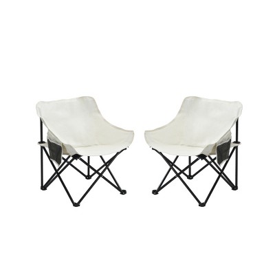 2PCS Outdoor Camping Chairs Folding/Portable, Carry Bag