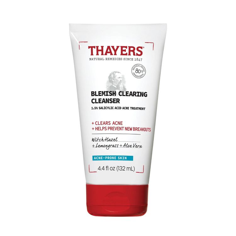 Thayers Natural Remedies Acne Clearing Cleanser with Salicylic Acid - 4.4 fl oz, 1 of 9