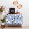 Reves et Histoires Cute Little Flowers Gold Legged Credenza - Deny Designs - 2 of 2