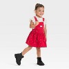 OshKosh B'gosh Toddler Girls' Floral Skirtall - Red - 3 of 3